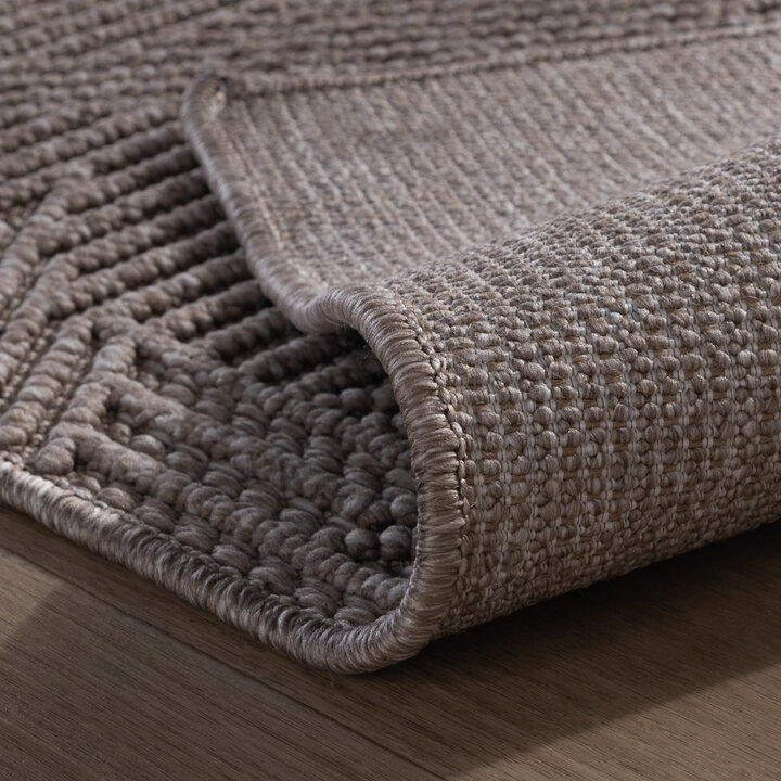 Teppich Läufer - Hidde 3D Maze Taupe - 6
