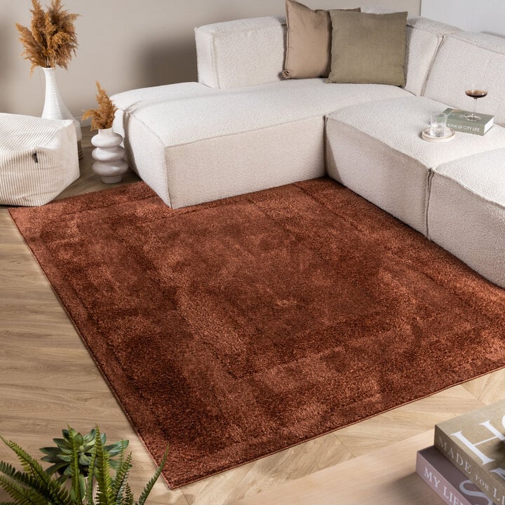 Teppich Skandinavisch - Lova Border Terra