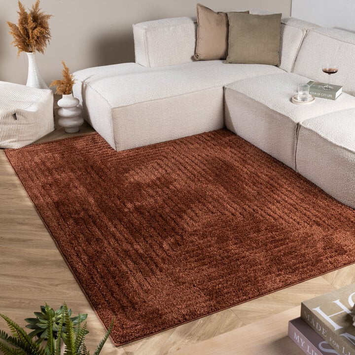 Teppich Skandinavisch - Lova Lines Terra