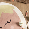Waschbarer Kinderteppich - Berry Erdbeere Rosa - thumbnail 1