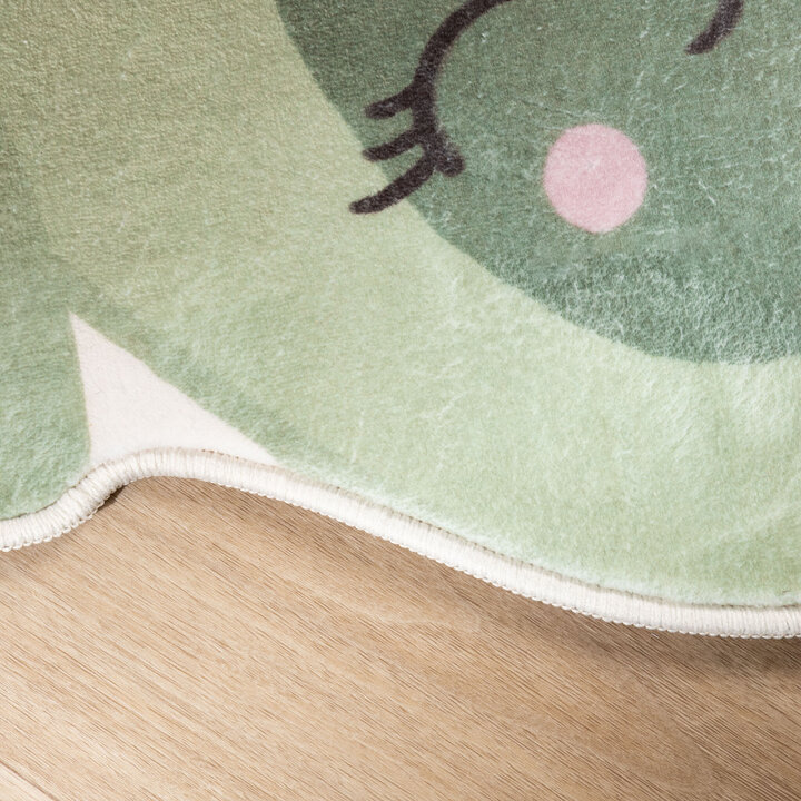 Waschbarer Kinderteppich - Berry Avocado Grün - 4