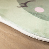 Waschbarer Kinderteppich - Berry Avocado Grün - thumbnail 4