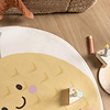 Waschbarer Kinderteppich - Berry Ananas Gelb - thumbnail 1