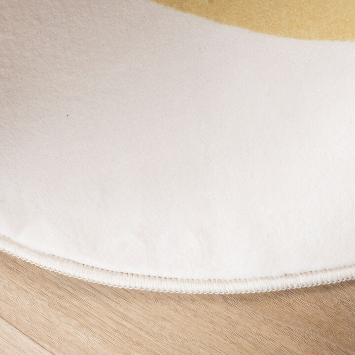 Waschbarer Kinderteppich - Berry Ananas Gelb - 3