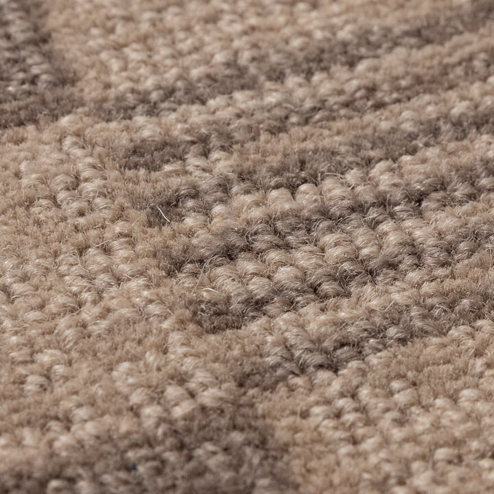 Wollteppich - Valencia Border Taupe Grau - 2