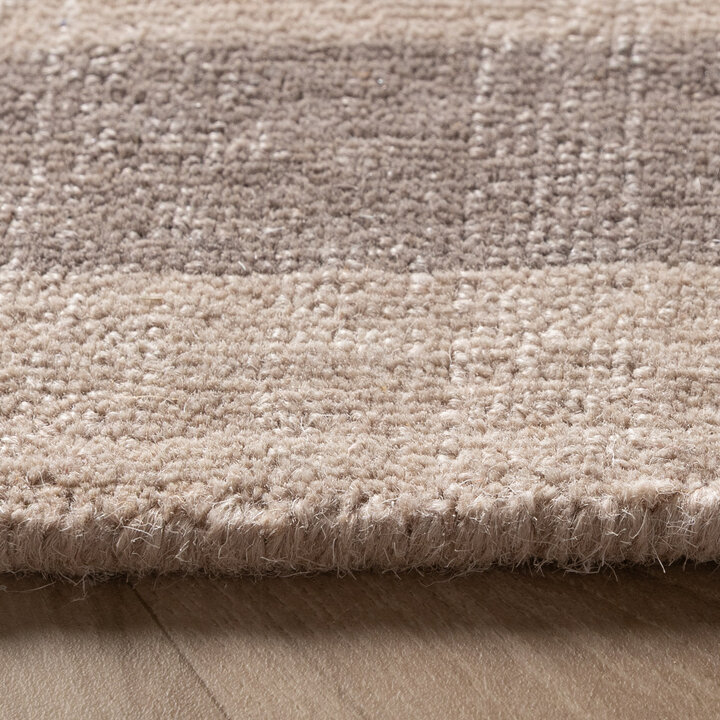 Wollteppich - Valencia Border Taupe Grau - 4