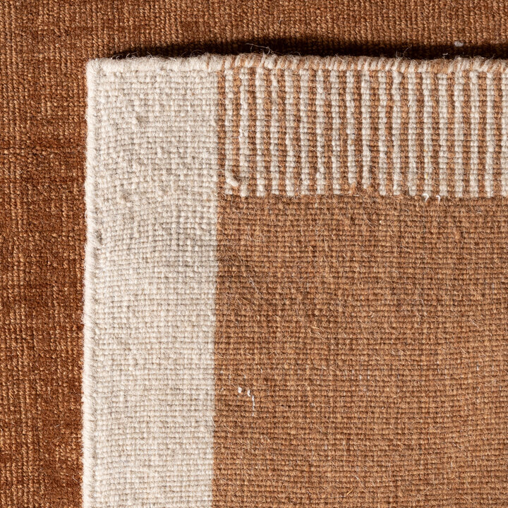 Wollteppich - Valencia Border Terra Creme - 5