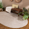 In- & Outdoor Jute Teppich Oval - Bali Beige - thumbnail