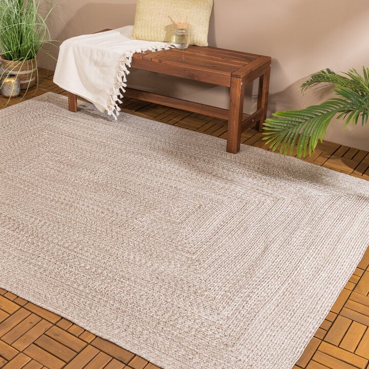 In- & Outdoor Jute Teppich - Bali Beige