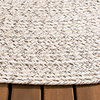 In- & Outdoor Jute Teppich Rund - Bali Weiß - thumbnail 5