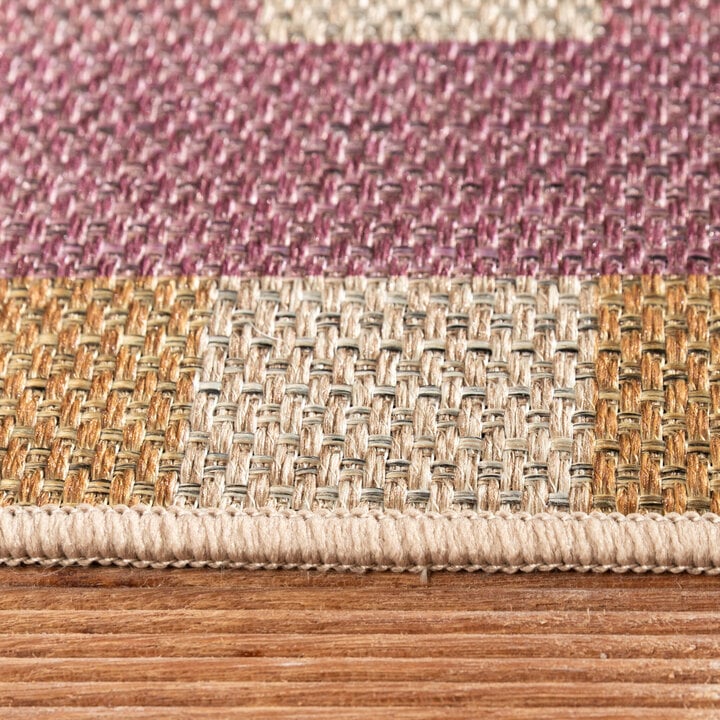 In- & Outdoor Jute Teppich - Mambo Tiles Beige - 4