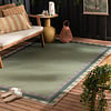 In- & Outdoor Jute Teppich - Mambo Tiles Grün - thumbnail