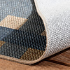 In- & Outdoor Jute Teppich - Mambo Tiles Blau - thumbnail 5