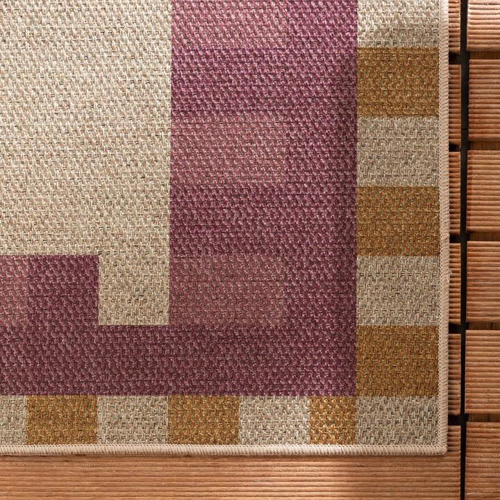 In- & Outdoor Jute Teppich - Mambo Blox Beige - 3