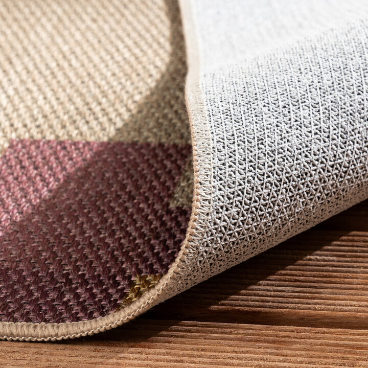 In- & Outdoor Jute Teppich - Mambo Blox Beige - 5