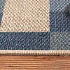 In- & Outdoor Jute Teppich - Mambo Blox Blau - thumbnail 4