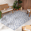 In- & Outdoor Teppich - Rio Flower Blau - thumbnail
