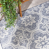 In- & Outdoor Teppich - Rio Flower Blau - thumbnail 1