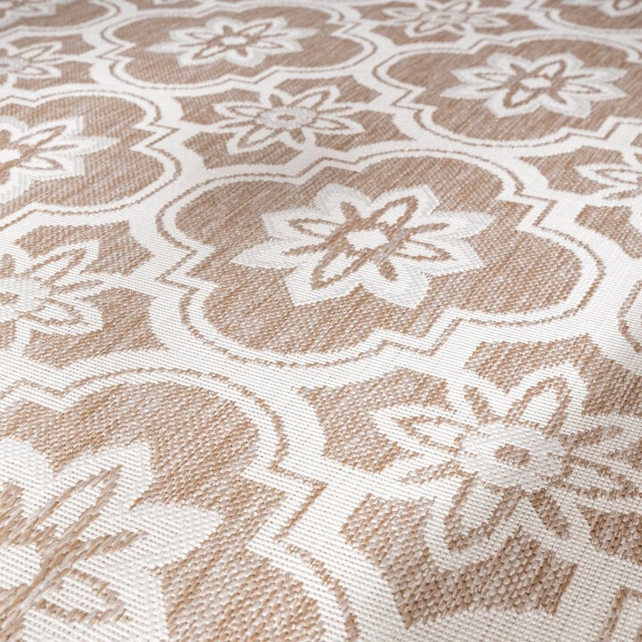In- & Outdoor Teppich - Rio Flower Beige - 2