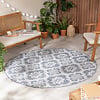 In- & Outdoor Teppich Rund - Rio Flower Blau - thumbnail
