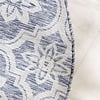 In- & Outdoor Teppich Rund - Rio Flower Blau - thumbnail 3