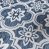 In- & Outdoor Teppich Rund - Rio Flower Dunkelblau - thumbnail 2