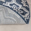 In- & Outdoor Teppich Rund - Rio Flower Dunkelblau - thumbnail 5