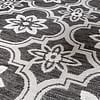 In- & Outdoor Teppich Rund - Rio Flower Schwarz  - thumbnail 2