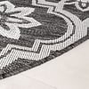 In- & Outdoor Teppich Rund - Rio Flower Schwarz  - thumbnail 4