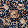 Vintage Gartenteppich Rund - Santo Flora Blau - thumbnail 3