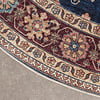 Vintage Gartenteppich Rund - Santo Flora Blau - thumbnail 4