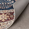 Vintage Gartenteppich Rund - Santo Flora Blau - thumbnail 6
