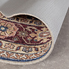 Vintage Gartenteppich Oval - Santo Flora Blau - thumbnail 6