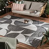 In- & Outdoor Teppich - Summer Shapes Grau - thumbnail