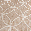 Geometrischer Outdoor Teppich - Faro Ripple Beige - thumbnail 2