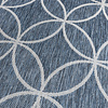 Geometrischer Outdoor Teppich - Faro Ripple Blau - thumbnail 2