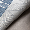 Geometrischer Outdoor Teppich - Faro Ripple Blau - thumbnail 5