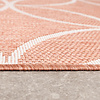 Geometrischer Outdoor Teppich - Faro Ripple Rosa - thumbnail 4