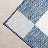 Geometrischer Outdoor Teppich - Faro Blocks Blau - thumbnail 3