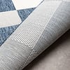 Geometrischer Outdoor Teppich - Faro Blocks Blau - thumbnail 5