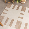 Geometrischer Outdoor Teppich - Faro Tiles Beige - thumbnail 1