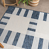 Geometrischer Outdoor Teppich - Faro Tiles Blau - thumbnail 1