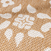 In- & Outdoor Jute Teppich - Como Floral Beige Creme - thumbnail 3