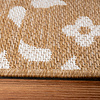 In- & Outdoor Jute Teppich - Como Floral Beige Creme - thumbnail 5