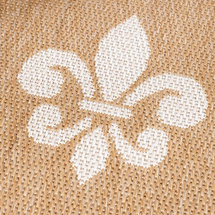 In- & Outdoor Jute Teppich - Como Royal Beige Creme - 3
