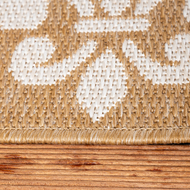 In- & Outdoor Jute Teppich - Como Royal Beige Creme - 5