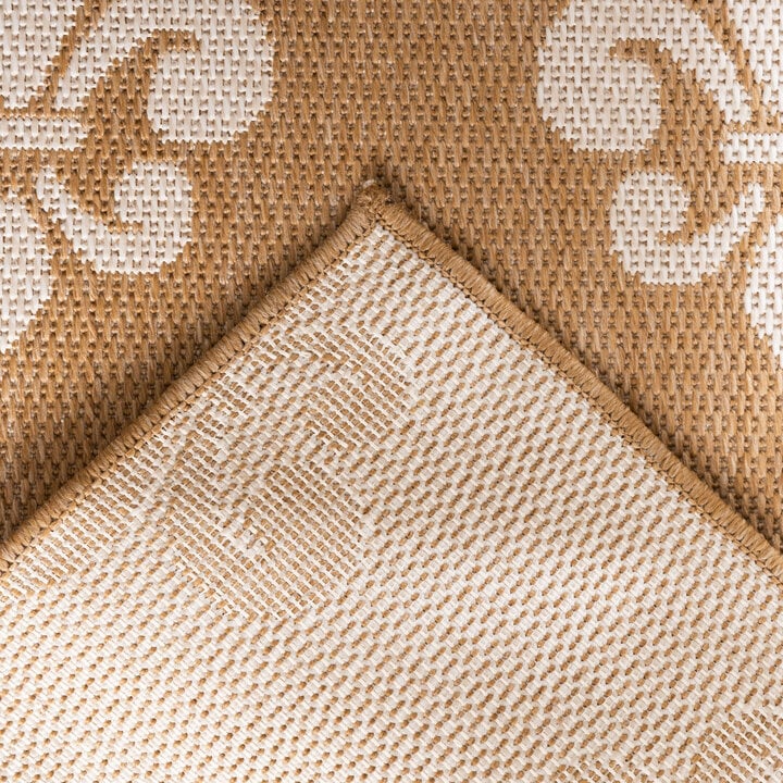 In- & Outdoor Jute Teppich - Como Royal Beige Creme - 6