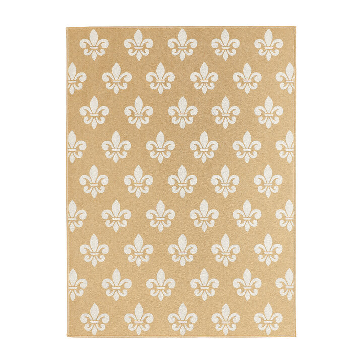 In- & Outdoor Jute Teppich - Como Royal Beige Creme - 1