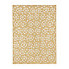 In- & Outdoor Jute Teppich - Como Floral Beige Creme - thumbnail 1