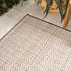 Garten Teppich - Nusa Lines Braun - thumbnail 1